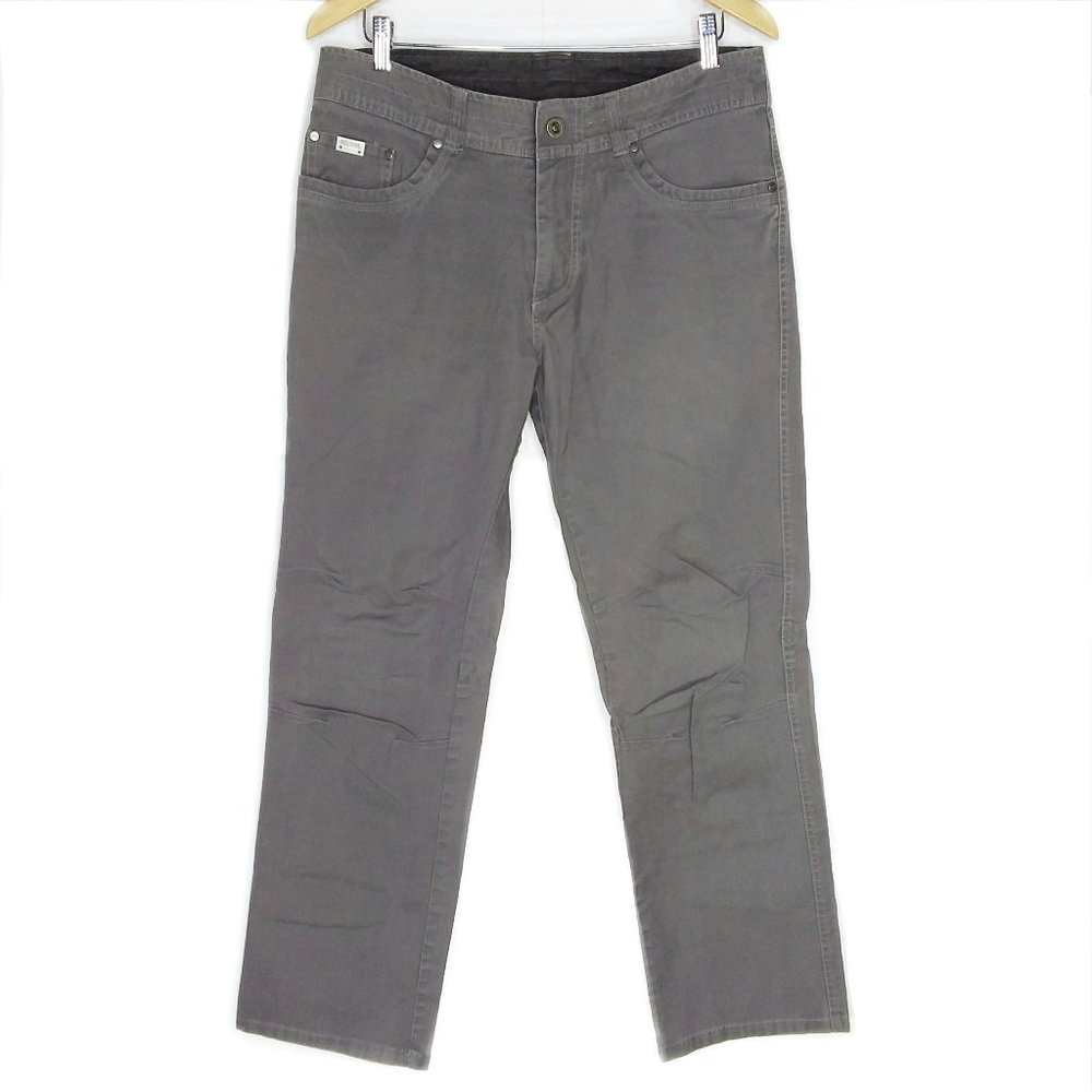 Kuhl Kanvas Jeans Size 34x32 Vintage Patina Dye Gravel Grey